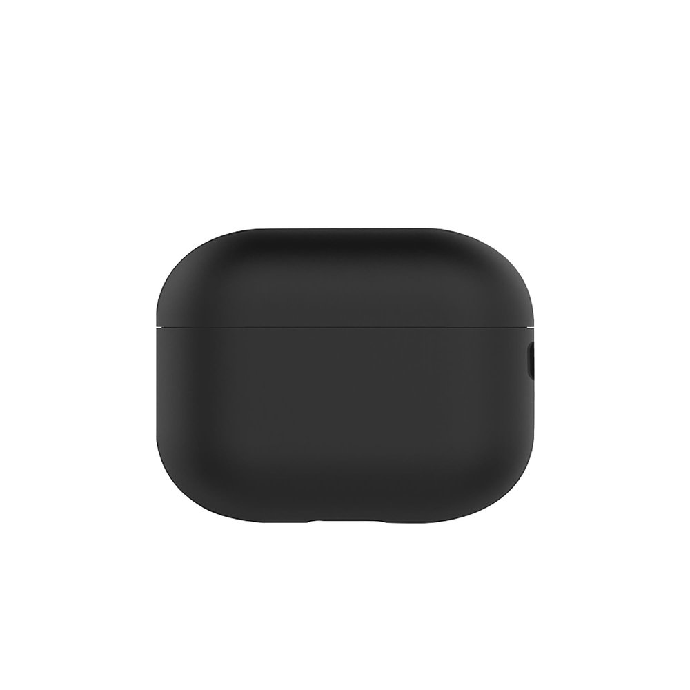 2022 Silicone Case Compatible with Airpods Pro 2 Ultrathin 1.5mm Thick Protective Cover Front LED Visible (Black)