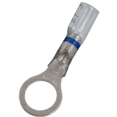 Auveco # 22961 Crystal Clear Seal Ring Terminals - 16-14 Awg 3/8" Stud. Qty 15.
