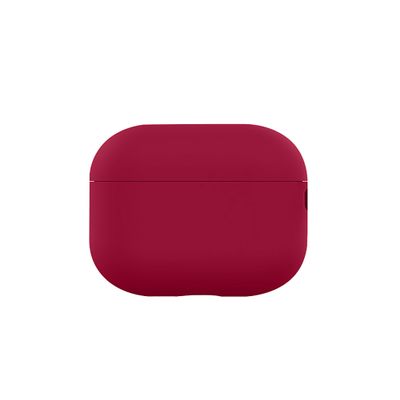 2022 Silicone Case Compatible with Airpods Pro 2 Ultrathin 1.5mm Thick Protective Cover Front LED Visible (Wine Red)