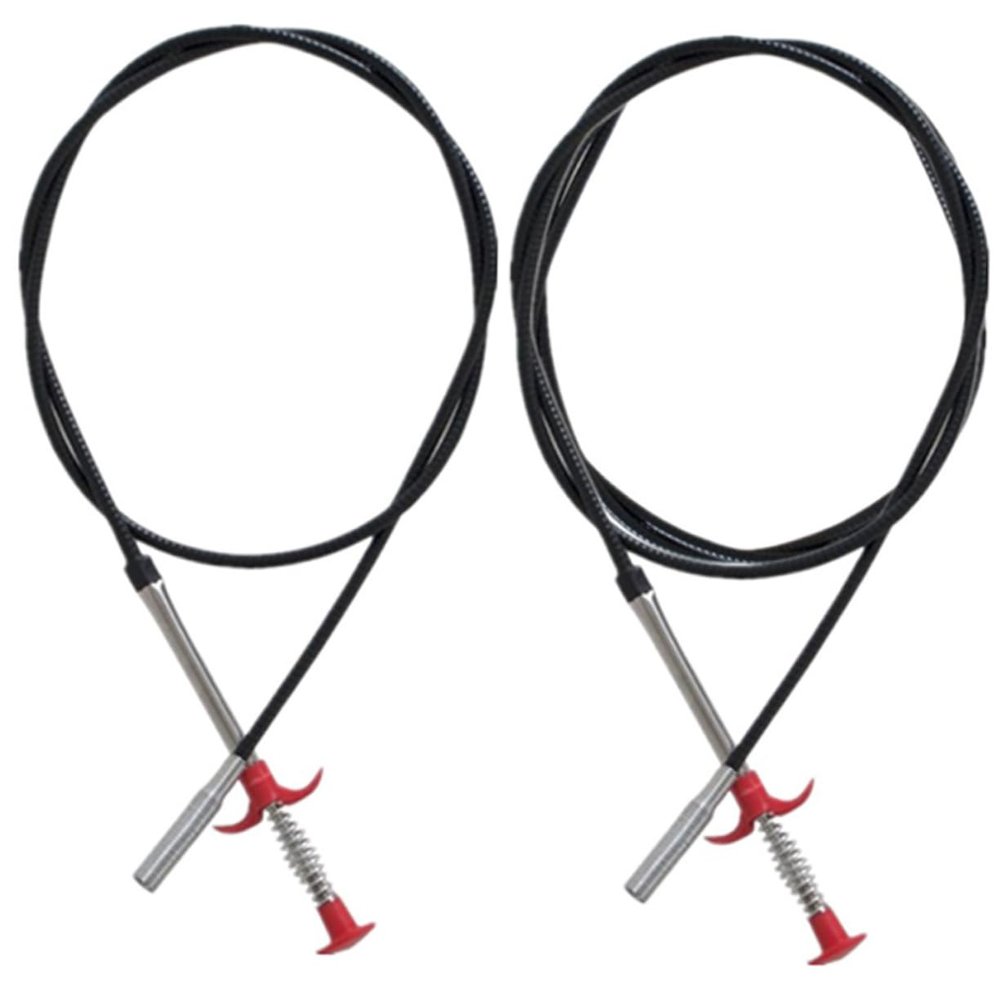 Flexible Hair Clog Remover Tool 2 Pack for Kitchen Drains