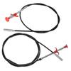 KALLORY 2pcs Flexible Drain Grabber Tools Bendable for Kitchen and Bathroom Clogs and Reach and Construction for Removing Blockages Tight Spaces view 1