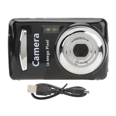 1080P Digital Video Camera, Digital Camera 16x Zoom with 2.4 Inch TFT Screen for Beginners Photography