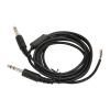 2M / 6.6Ft DIY Aviation Headset Replacement Cable, Dual GA Plug Replacement Cable for Aviation Headphone Headset for view 1
