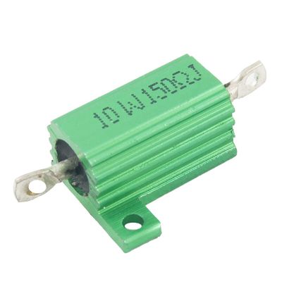 IPUDIS Chassis Mounted 10W 150 Ohm 5% Aluminum Case Wirewound Resistor (Resistencia bobinada de caja de aluminio de 10W 150 ohmios y 5% montada en chasis