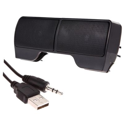 Mikikit USB Clip Speaker for Laptop and Desktop Compact and Stylish Voice Box for Home Office and Dormitory Use Powered by USB Portable Design