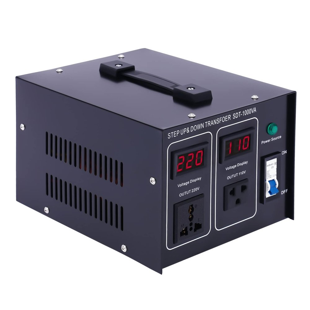 Step UP/Down Transformer 220v to 110v, 1000W Voltage Converter 220 to 110 120v to 240V Heavy Duty Power Transformer