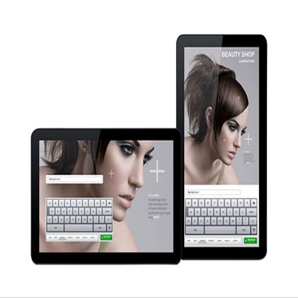 Outform 27" Multi Touch Display, Commercial Use, Full HD LED Monitor w/Built in Speaker, HDMI, AV, USB & SD. 1" Super Slim Design, Built for Everyday Use.