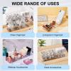Desktop Data Cable Storage Box 8 Grid dustproof Storage Cable Box view 3