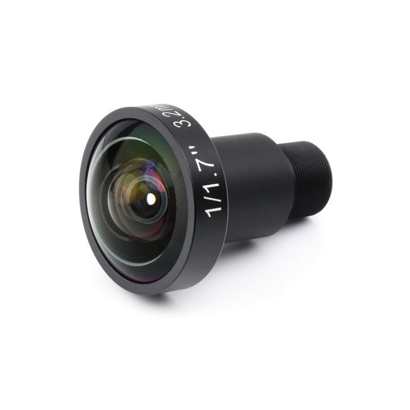 M12 High Resolution Lens Compatible with Raspberry Pi 12MP 160 FOV 3.2mm Focal Length Camera M12