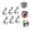 Abaodam 18pcs Vinyl Siding Hooks Easy Install Outdoor Camera Hangers for Security Cameras No Drilling Needed Compatible Wallboard Clips for Siding Mounting view 2