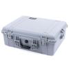 Pelican 1600 Case by ColorCase - Silver - Large Size Waterproof Case (Case Only) - Silver Handle & Latches view 2