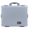 Pelican 1600 Case by ColorCase - Silver - Large Size Waterproof Case (Case Only) - Silver Handle & Latches view 3