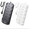 6.5ft Black Power Strip + 6.5ft White Power Strip view 1