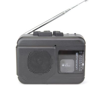 Emerson EPC-1001 Portable Cassette Player & Recorder with AM/FM Radio and Bluetooth Connectivity, Built-in Speaker, Auto-Stop Playback, 3.5mm Headphone Jack - Classic Cassette Recording