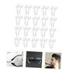 GLEAVI 24pairs Soft Silicone - Eyeglasses Ear Grips Transparent Glasses Retainers for Comfortable Wear During Work Sports and Daily Use view 2