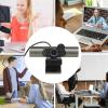 2K 30fps Webcam with Dual Noise Reduction Microphones, Light Color Calibration, Wide Angle View, Plug and Play - Clear Imaging, for Video Conference, view 4