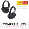 Replacement Earpads for Sony WH-1000XM2 & MDR-1000X Headphones - Soft Vegan Leather Cushions for Extra Comfort, Easy & Quick Installation, by Brainwavz (Black) view 2