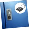 GLEAVI 3pcs 6 Combination Lock for Lockers Outdoor Combination Lock Weatherproof Padlock for Blind view 2