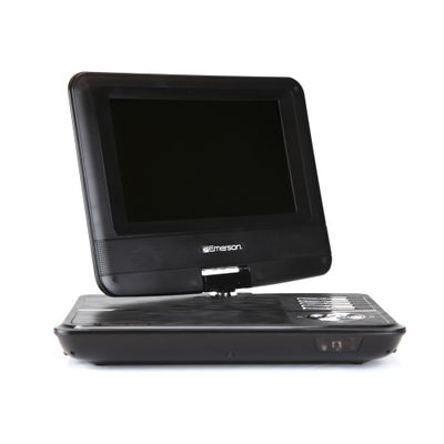 Emerson EPD-7001 Portable 7" DVD Player with Built-in Speaker, Rechargeable Battery, and 180 Swivel Screen  Perfect for DVD Playback and On-The-Go Entertainment
