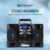 Emerson Portable CD Player Boombox with Cassette Player, Tape Recorder, AM/FM Radio, AUX Input, Detachable Speakers, AC/DC & Battery Operated  Stereo System for Home, Travel, Indoor & Outdoor Use view 2