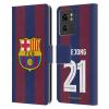 Head Case Designs Officially Licensed FC Barcelona Frenkie de Jong 2023/24 Players Home Kit Leather Book Wallet Case Cover Compatible with Motorola Moto Edge 40 view 1