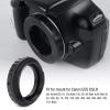 QANYEGN Camera Lens Adapter, Lens Mot Adapter, T2/T Mot Aluminum Lens Adapter for DSLR 650D 60D 550D view 2