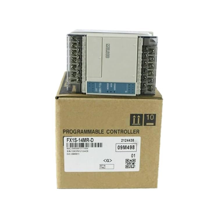 PLC Programmable Controller FX1S-14MR-D FX1S Series Suitable for The Smallest Package, Providing up to 30 I/Os and Capable of transmitting Data via Serial Communication FX1S Series DC24V Power Supply