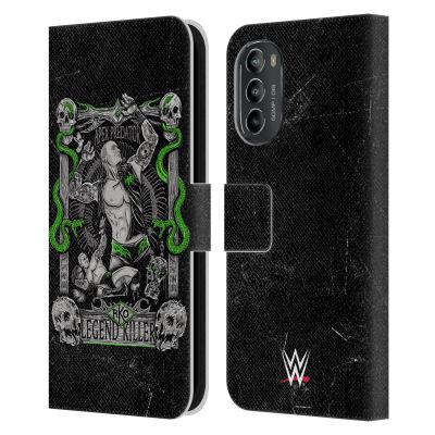 Head Case Designs Officially Licensed WWE Poster Art Randy Orton Leather Book Wallet Case Cover Compatible with Motorola Moto G82 5G