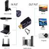 SHANFEILU HDMI to VGA Adapter Converter with 3.5mm Audio Jack Cable 50cm VGA Female to HDMI Male Gold Plated Connector for HDTV PC Desktop Monitor Laptop Projector view 2
