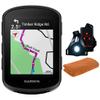 Garmin 010-02694-00 Edge 540, Compact GPS Cycling Computer, Device Only Bundle with Workout Cooling Sport Towel and Deco Essentials Wearable Commuter Front and Rear Safety Light view 1