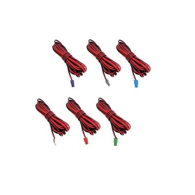 6X Pcs Sound Speaker Cables Wires Cords Red Black Compatible with Pioneer Home Cinema Theater System