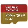 SanDisk Extreme 256GB MicroSD Memory Card (2 Pack) Works with DJI Drone Series Mini 4 Pro (SDSQXAV-256G-GN6MN) V30 A2 4K UHD UHS-I Bundle with (1) Everything But Stromboli MicroSDXC Card Reader view 3