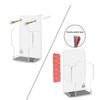 Coyktonty Wall Bracket/Wall Mount Bracket for Phone and Remote Control,Bracket for Mobile Phone Plug Charging Holder Rack Home Multifunction Stand view 2