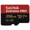 SanDisk microSDXC Extreme PRO 256GB Memory Card with Adapter Works with DJI Mini 4 Pro Action Drone (SDSQXCD-256G-GN6MA) A2 UHS-I U3 4k Bundle with 1 Everything But Stromboli MicroSD & SD Card Reader view 3