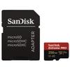 SanDisk microSDXC Extreme PRO 256GB Memory Card with Adapter Works with DJI Mini 4 Pro Action Drone (SDSQXCD-256G-GN6MA) A2 UHS-I U3 4k Bundle with 1 Everything But Stromboli MicroSD & SD Card Reader view 4