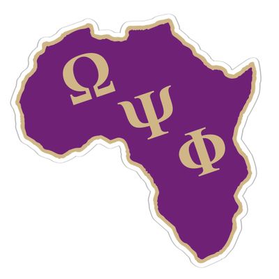 Desert Cactus Omega Psi Phi Sticker OPP Omega Man Divine 9 Individual Decal Laptop Water Bottle Car (IND C)