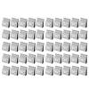 50Pcs Cable Clip 2 Wire Stainless Steel Cord Fixing Holder Clamp Set Kit Wall Wire Holder Cord Organizer Clip Management for Solar Panel view 1