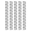 50Pcs Cable Clip 2 Wire Stainless Steel Cord Fixing Holder Clamp Set Kit Wall Wire Holder Cord Organizer Clip Management for Solar Panel view 2