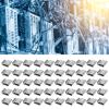 50Pcs Cable Clip 2 Wire Stainless Steel Cord Fixing Holder Clamp Set Kit Wall Wire Holder Cord Organizer Clip Management for Solar Panel view 3