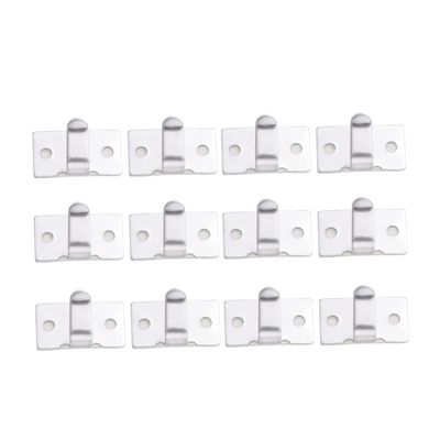 UKCOCO 12Pcs Self-adhesive Cable Management Clips Cord Organizer for Home and Office Wire Holder for Smooth Surfaces Easy to Use Tidy Up Your Space for Cars and Workstations