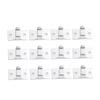 UKCOCO 12Pcs Self-adhesive Cable Management Clips Cord Organizer for Home and Office Wire Holder for Smooth Surfaces Easy to Use Tidy Up Your Space for Cars and Workstations view 1