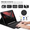 APHBZGE for iPad 6/5th Generation Case with Keyboard 2018/2017,Detachable Bluetooth Keyboard case for iPad Air 2/1,iPad Keyboard Case 9.7 inch with Pencil Holder,Square Keycaps,Black view 3