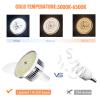 85W LED Light Bulb 3000K-6500K Photography Lamp Bulb Energy-Saving Adjustable Brightness E27 Mount with Remote Control for Photography Studio Home Warehouse Office Hotel view 2
