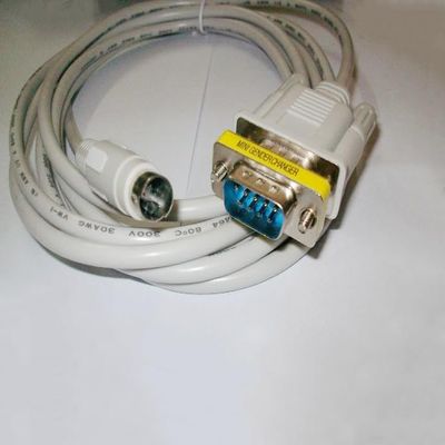 Suitable for PV/PL-XC PLC Communication Cable Touch Panel PV,PL Connection XC1,XC2.XC3,XC5 etc. Light Gray Length: 5 Meters