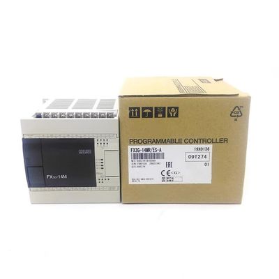 PLC Programmable Controller FX3G-14MR/ES-A FX3G Series Basic Unit, Built-in 8-in/6-out (Relay), AC Power Supply
