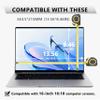 2Pack 16" Universal Laptop Screen Protector Tempered Glass Compatible with HP/Dell/Acer/ASUS/Samsung/Lenovo/MSI/Toshiba/LG/Razer Blade 16:10 Aspect Ratio Screen, Bubble Free,Anti Scratch Ultra-Clear view 2
