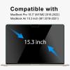 2Pack- 9H Hardness Tempered Glass Screen Protector for Apple 2025-2024-2023 MacBook Air 15 inch (Model: A3241 A3114 A2941) Laptop with M4 M3 M2 Chip 15.3 inch Laptop, Bubble Free, Ultra Thin, Anti Scratch view 2