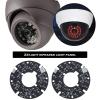 Micro Traders 2x 24 850nm IR LEDs Infrared Light Board IR Range Up to 20-30m for Camera Surveillance System And Night Lighting of Various Cameras, Black view 2