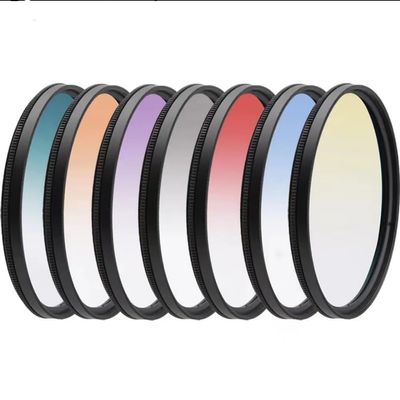 Gradient Color Camera Filter 46 49 52 55 58 62 67 72 77 82mm Lens Filter (Size : 30mm, Color : Color Filter Set)