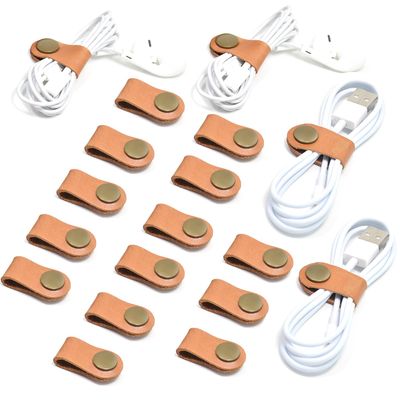 CAILLU Cord Organizer,Cord Keeper,Cable Organizer USB Holder,Cable Management,Cable Straps,Earbud case,wrap Headset Winder,Phone Earphone Clips Ties Stocking Stuffers for Men Gifts
